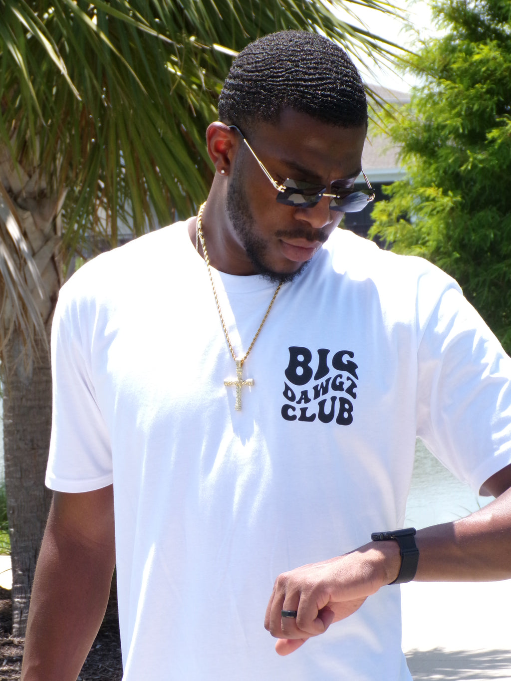 Big Dawgz Club Wavy T-Shirt White