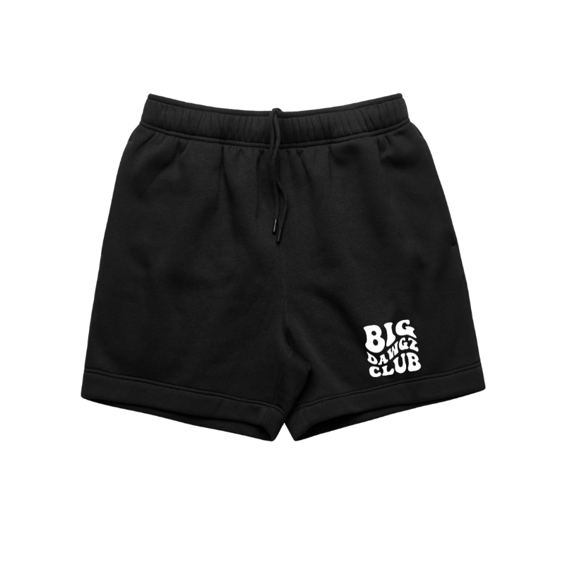 Big Dawgz Club Wavy Track Shorts Black