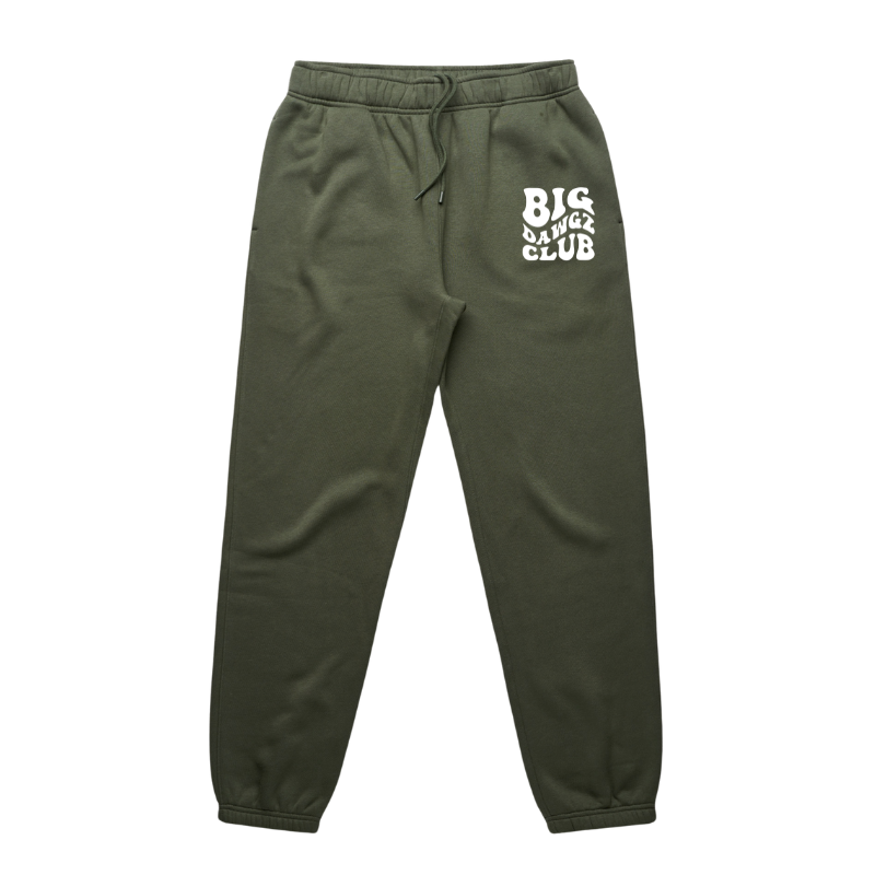 Big Dawgz Club Wavy Joggers-Green