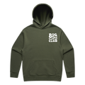 Big Dawgz Club Wavy Oversized Men's Hoodie- Green