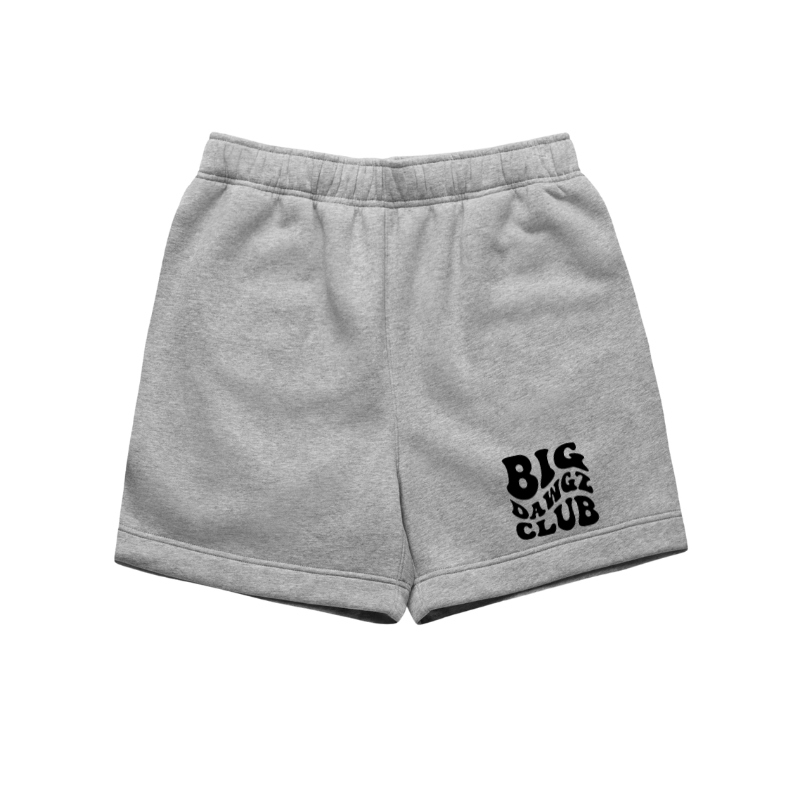Big Dawgz Club Wavy Track Shorts Gray