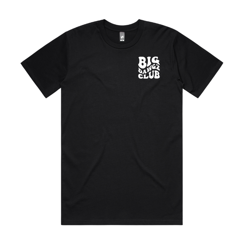 Big Dawgz Club Wavy T-Shirt Black – The Big Dawgz Club