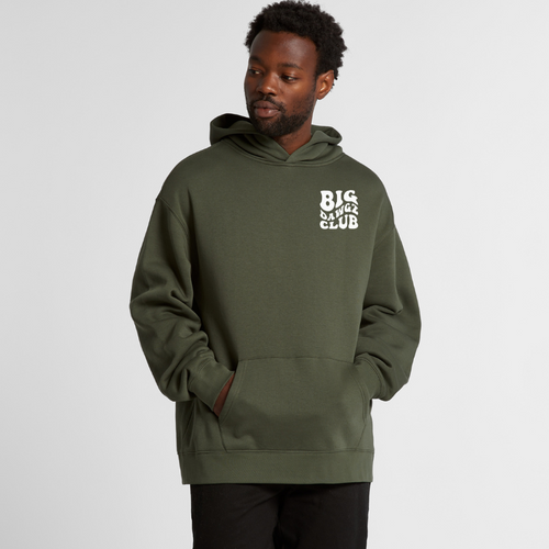 Big Dawgz Club Wavy Oversized Men’s Hoodie – Black Streetwear Pullover